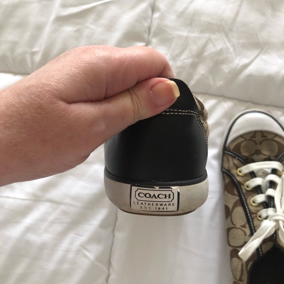 SOLD🎉NO OFFERS🎉Coach tennis shoes - Picture 5 of 7